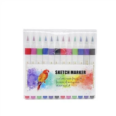 Marker voor penseelpunt van acrylverf