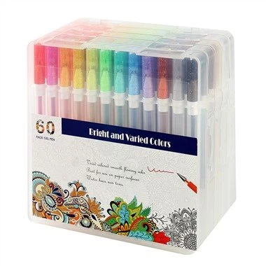Glitter neon kleur gelpen